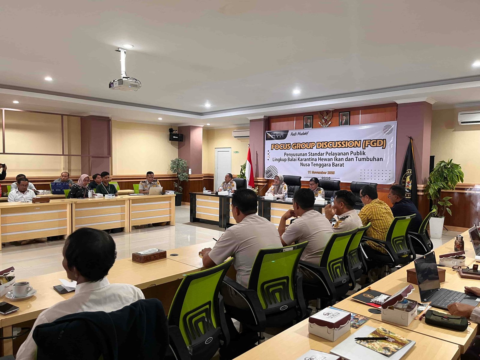  Demi Tingkatkan Pelayanan Publik, Karantina NTB Gelar FGD